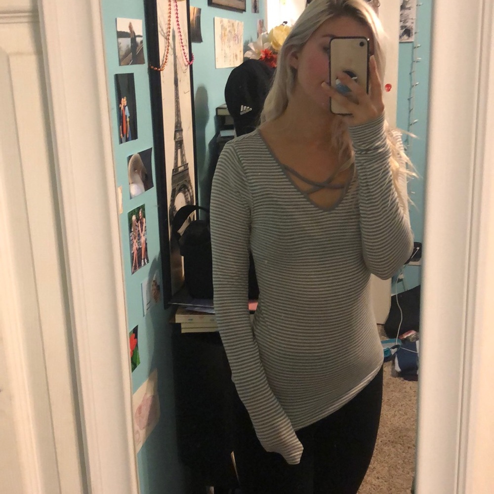Striped long sleeve